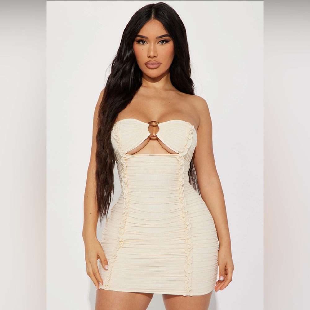 Fashion Nova Mikaela Mesh Dress
